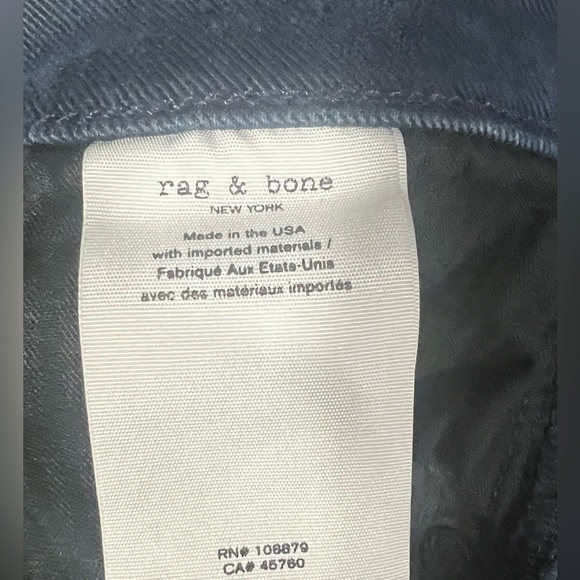 Rag & Bone Men’s Fit 1 Skinny Jeans 32x32 Made in USA - Picture 6 of 7